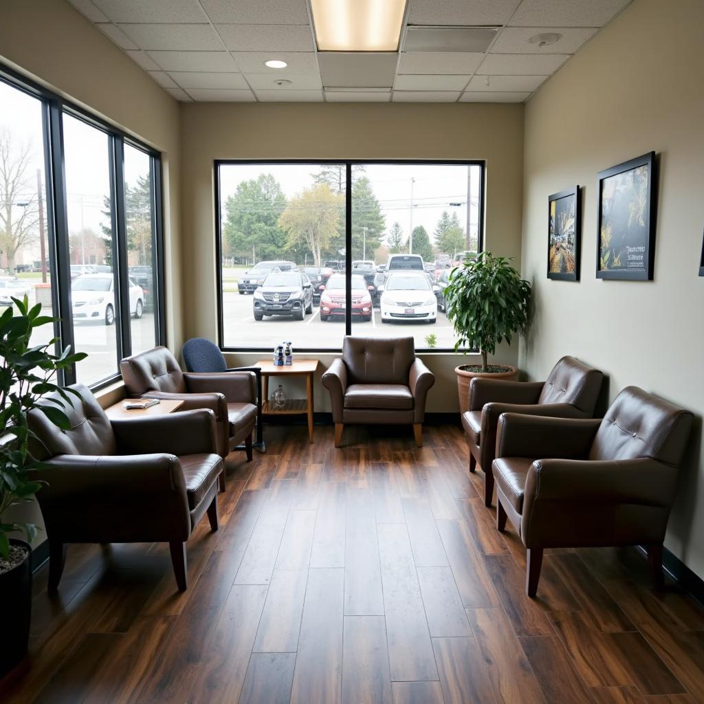 Arborway Auto Service Center Waiting Area