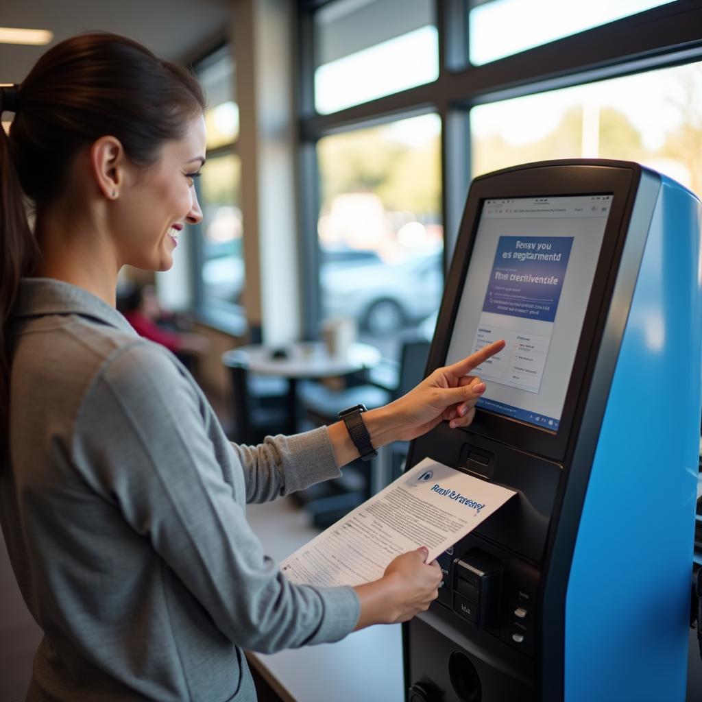 Arizona Auto License Service Kiosk