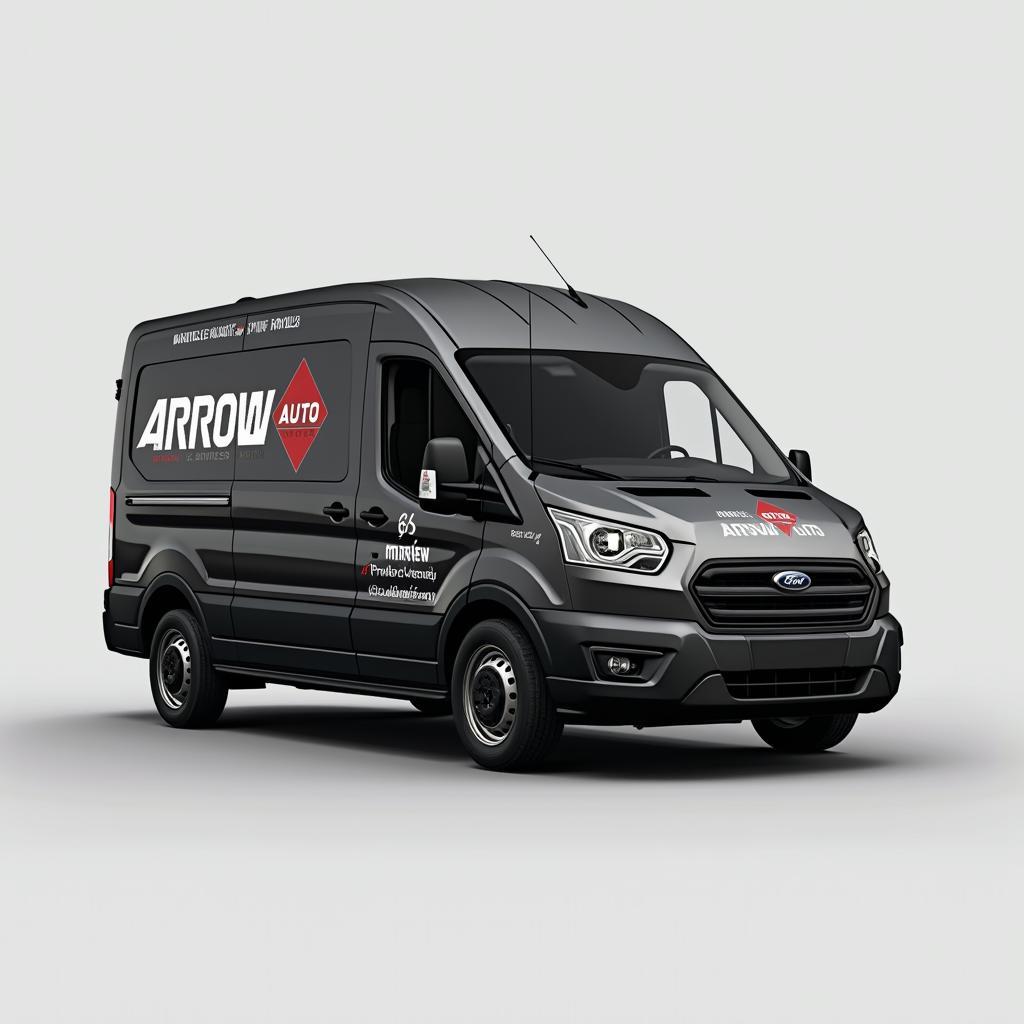 Modern Auto Service Van Exterior