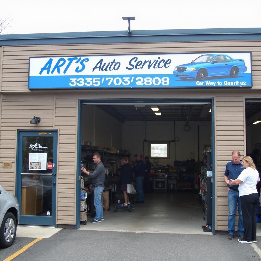 Art's Auto Service Milford MA storefront