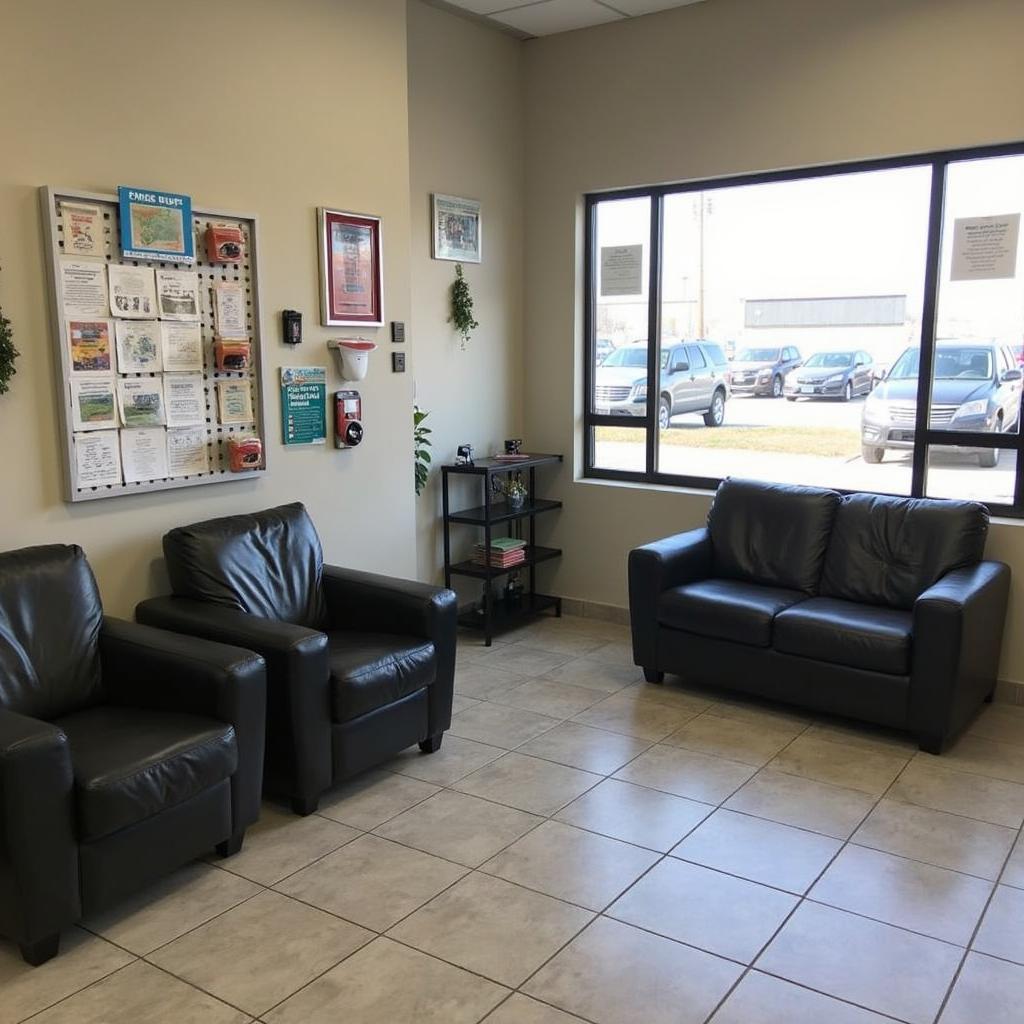 Comfortable Waiting Area at Ashley's Auto Service