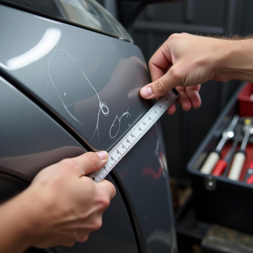 Assessing Car Door Damage for Repair