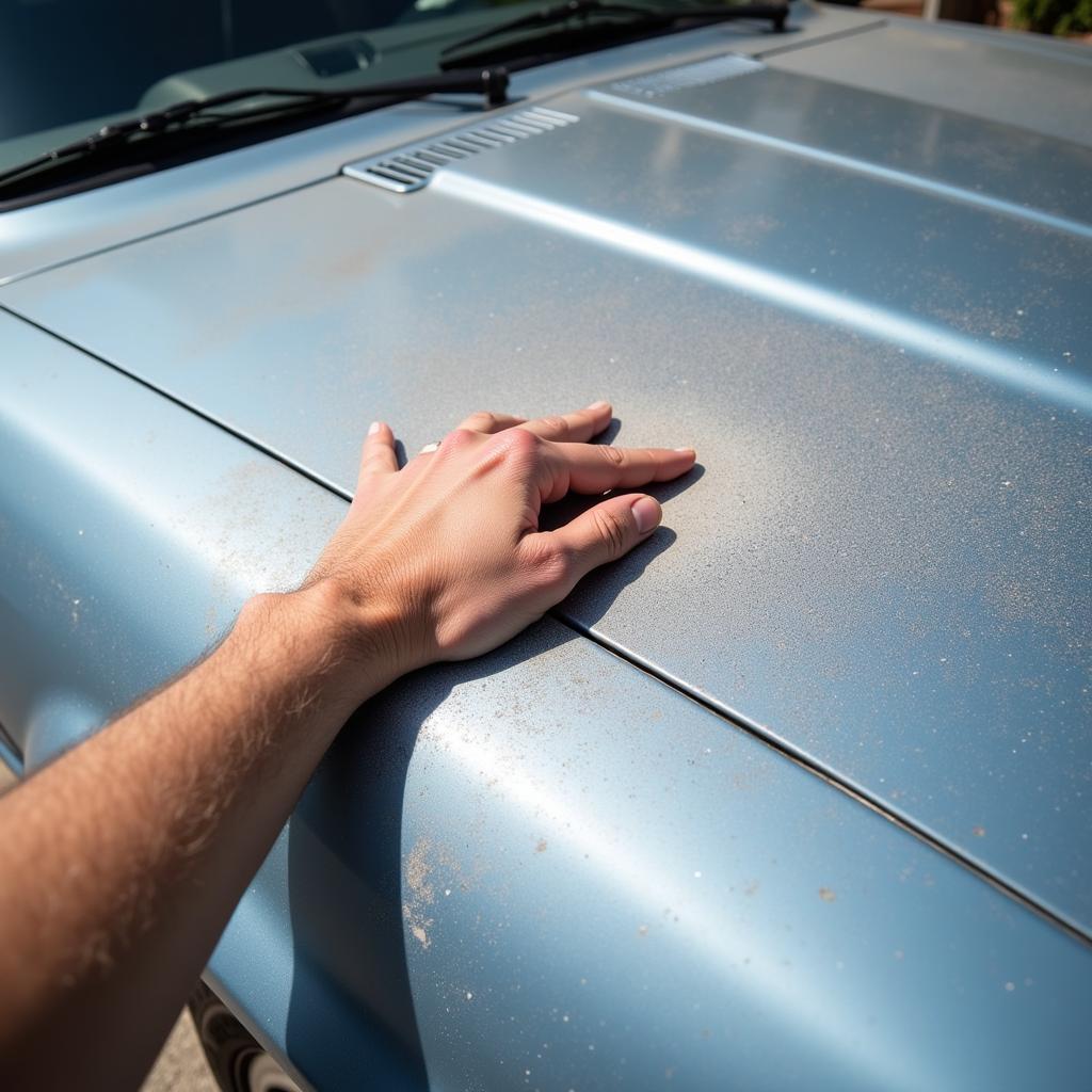 Assessing Sun-Damaged Car Paint