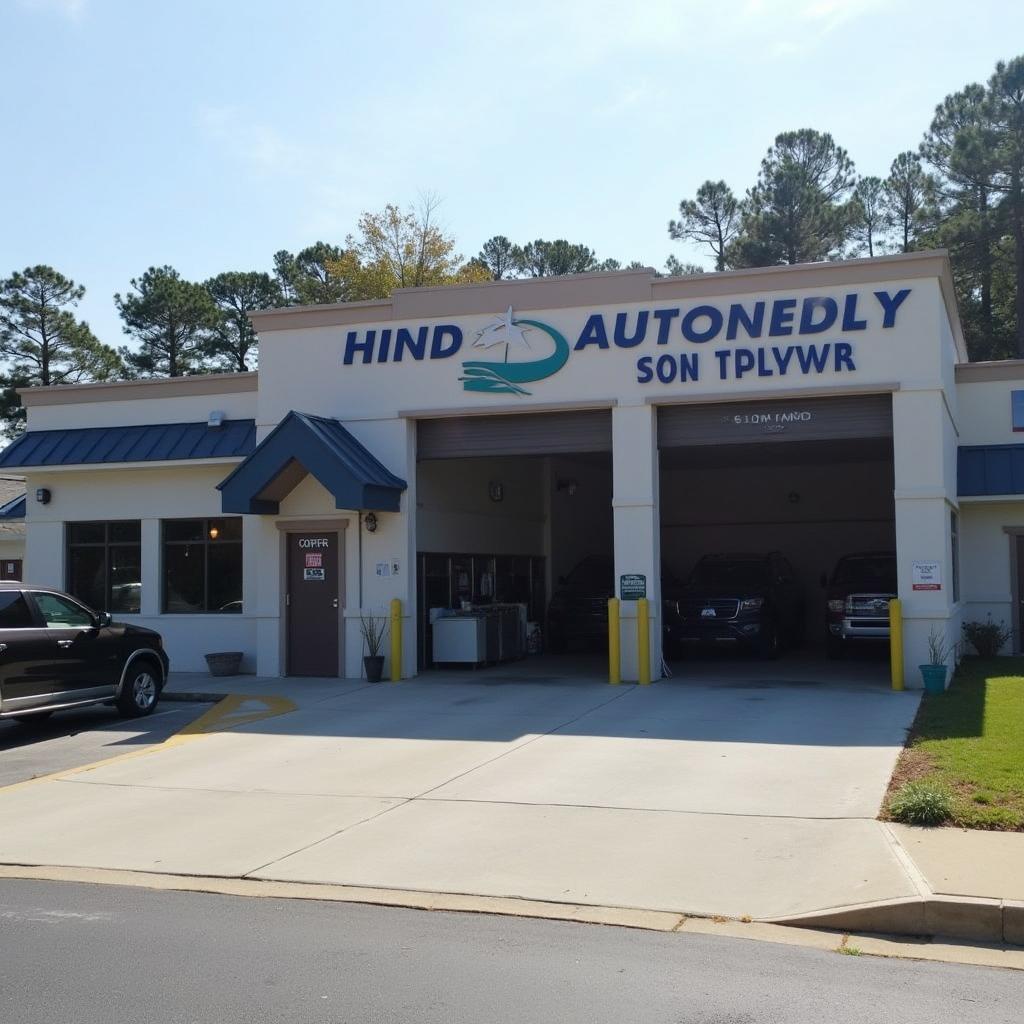 Athens, GA auto body shop exterior