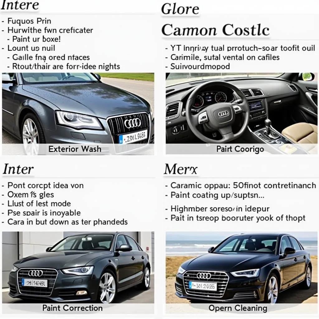 Audi Auto Detailing Service Prices: Understanding the Cost of Perfection