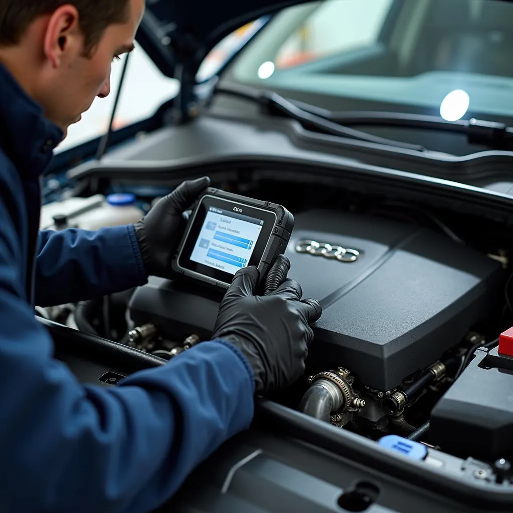 Audi Engine Diagnostics at Auto Plus Berkeley