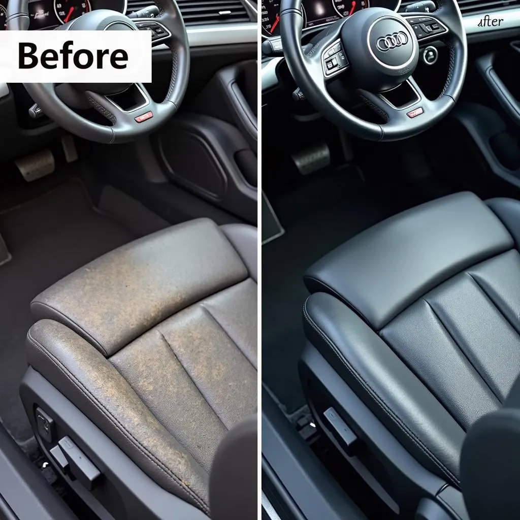 Audi Interior Detailing Transformation