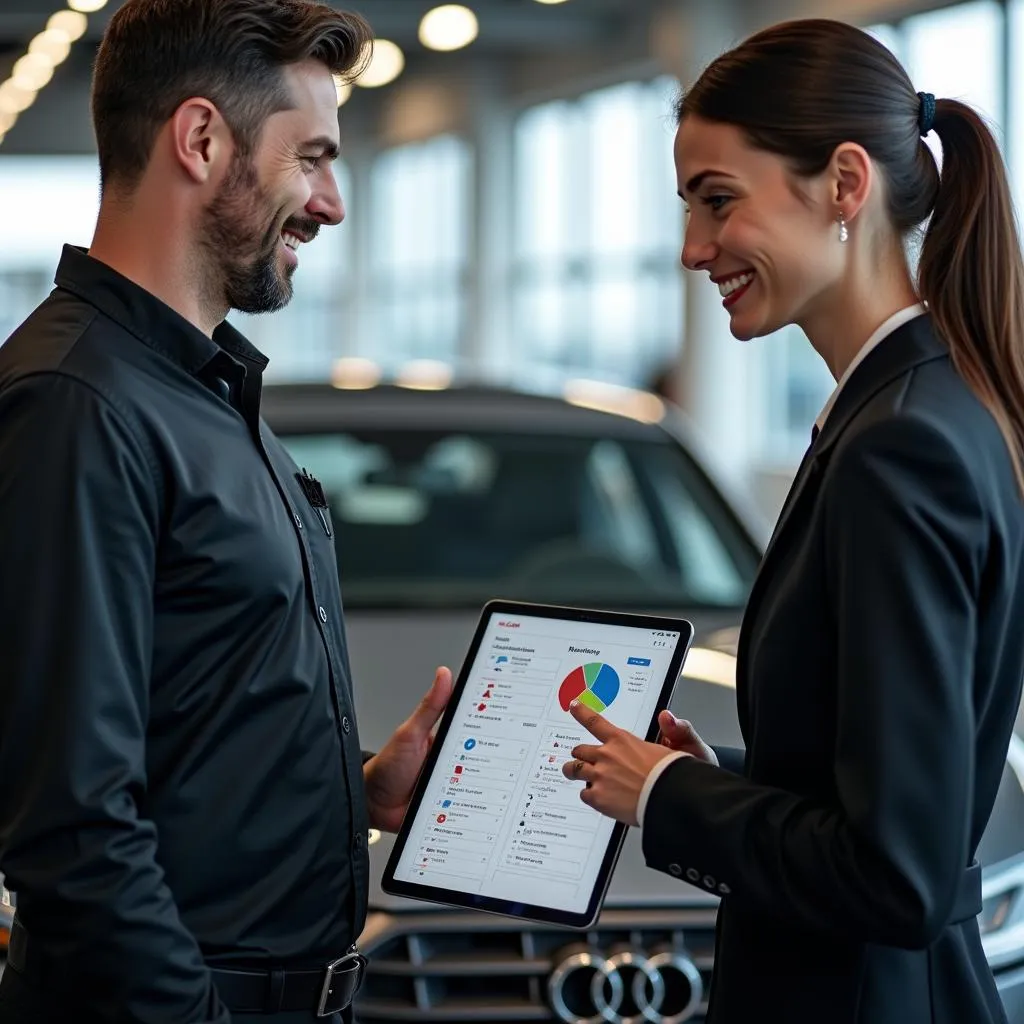 Audi Service Advisor Explains Repair