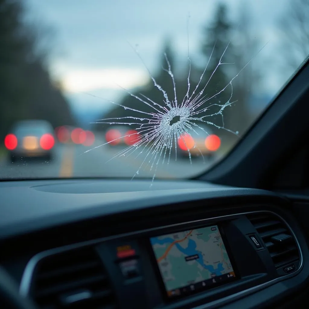 Audi Windshield Crack