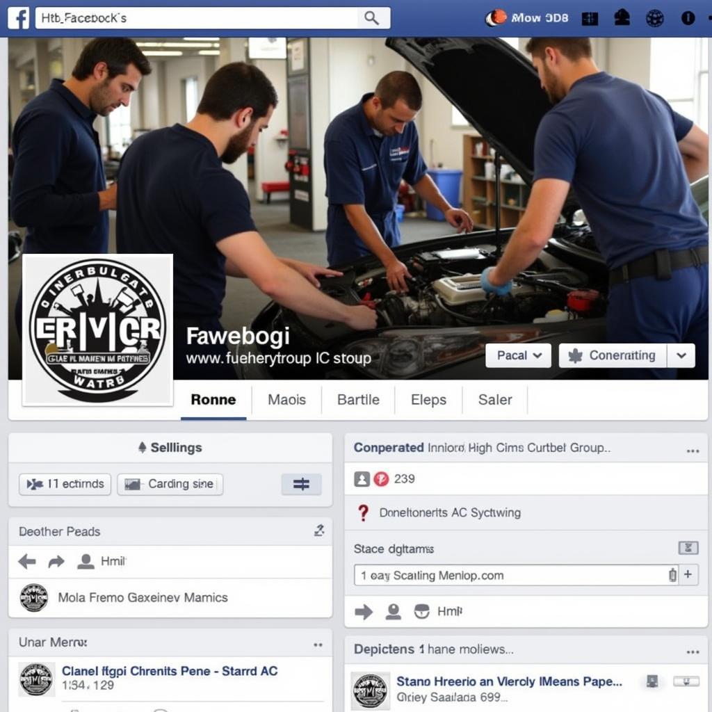 Facebook group logo for Auto AC Repair Professionals