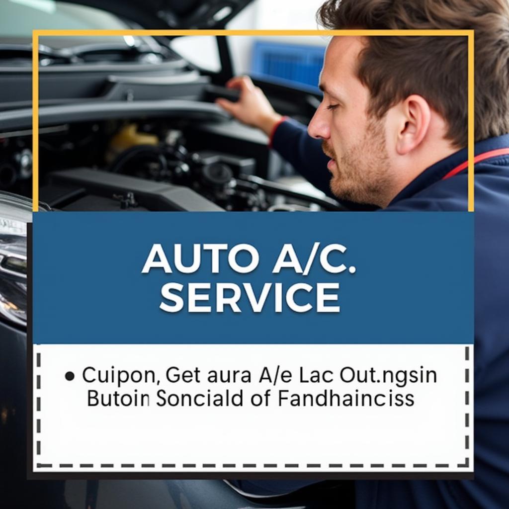 Auto A/C Service Coupon