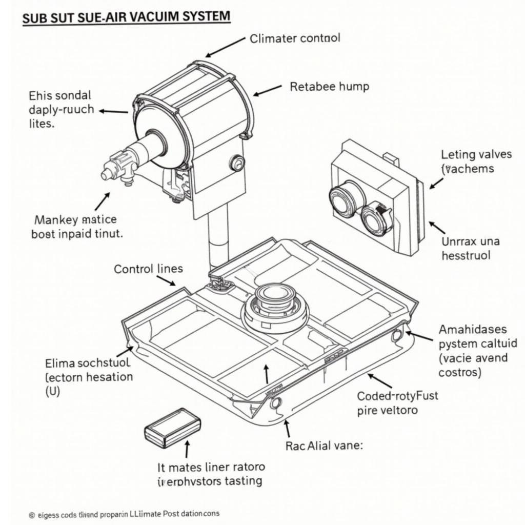 Car Air Vacuum System Components