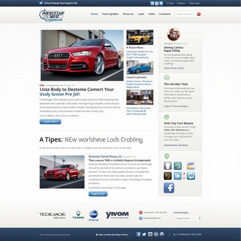 Example of an Auto Body Repair Service Blog