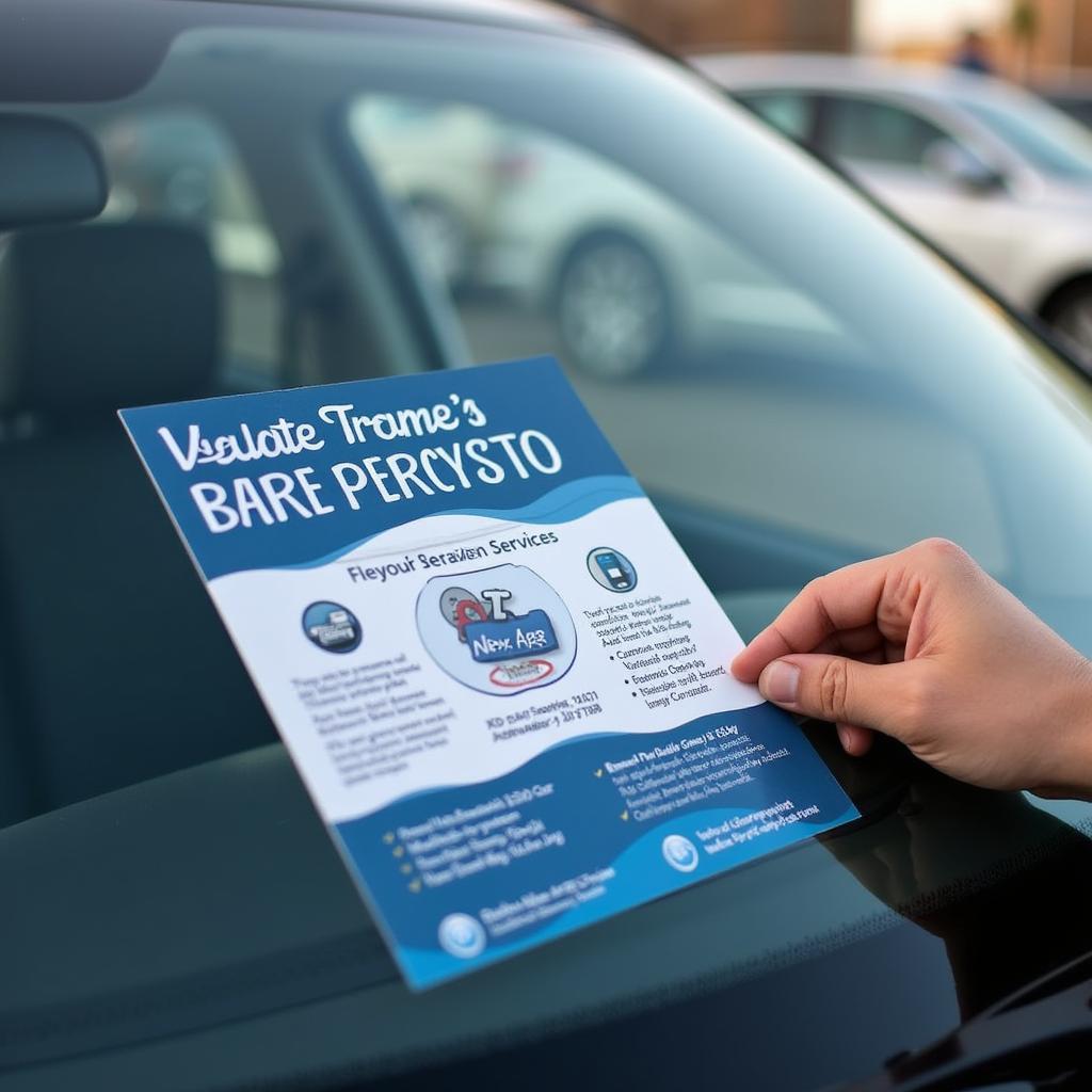 Distributing Auto Care Flyers for Maximum Reach