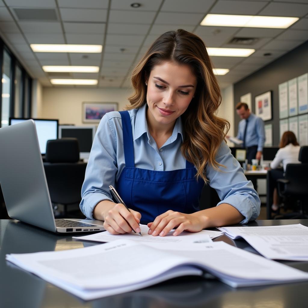 Auto Dealer Runner Managing DMV Paperwork