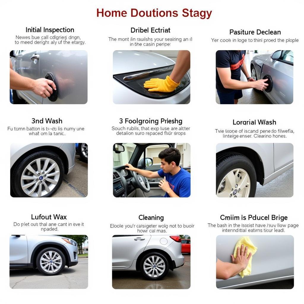 Auto Detailing Service Process