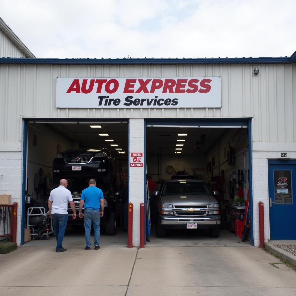 Auto Express Tire Services shop front