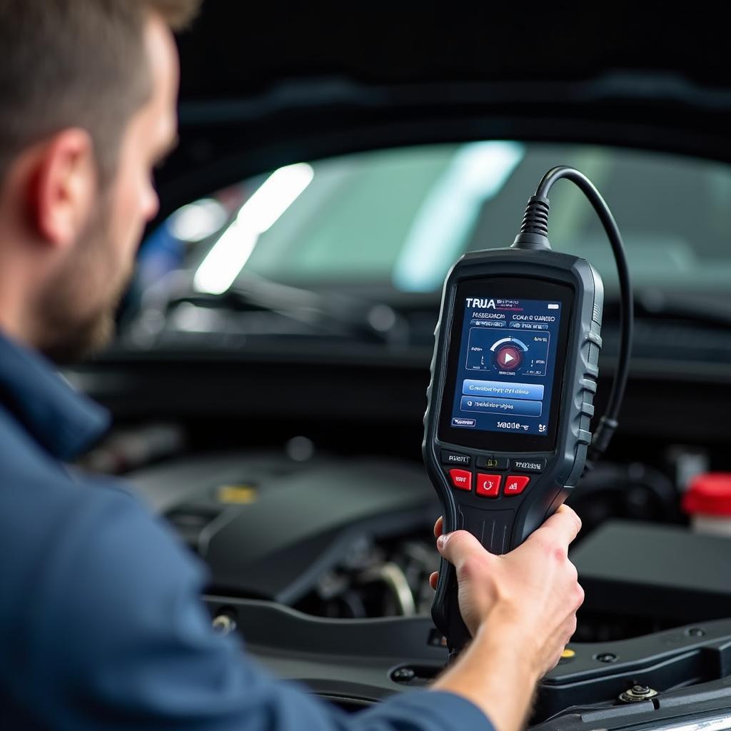 Auto Gallery Winnipeg Technician Performing Diagnostics