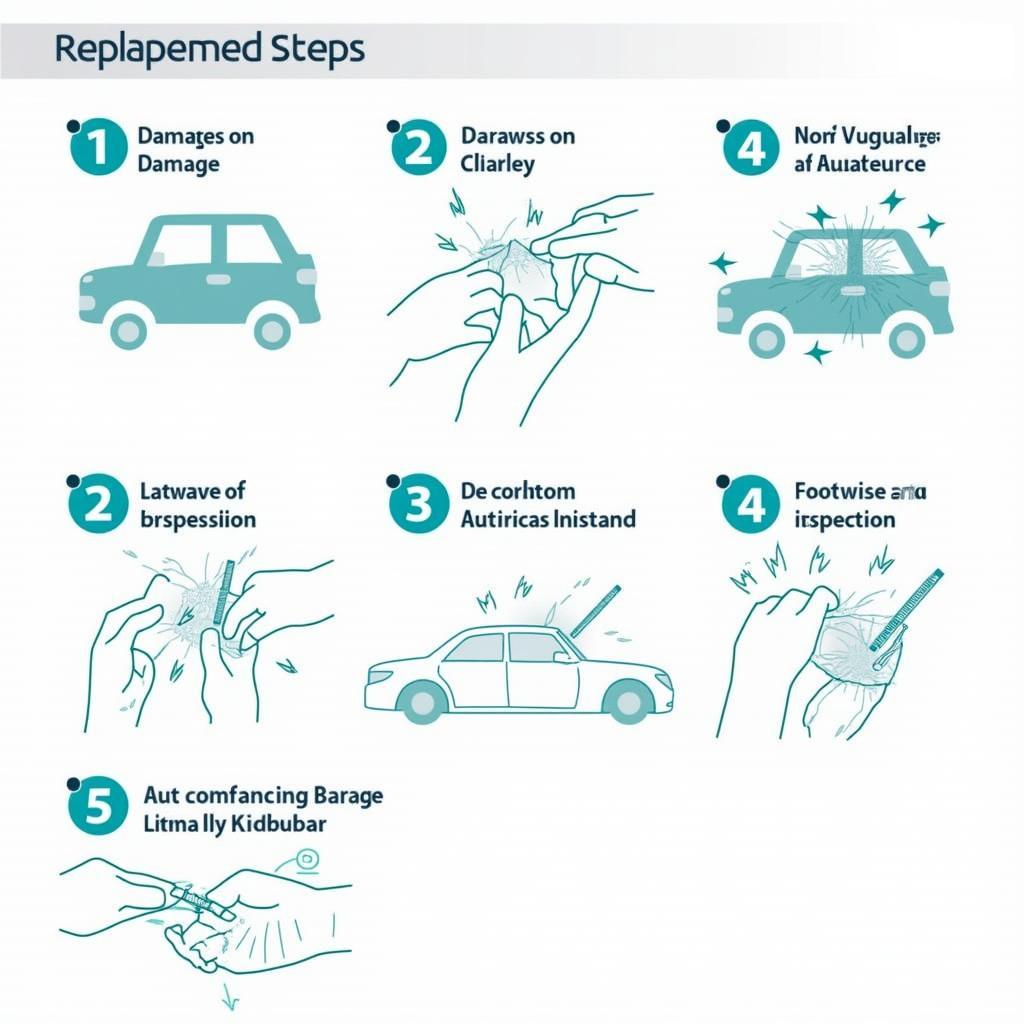 Step-by-step auto glass replacement process