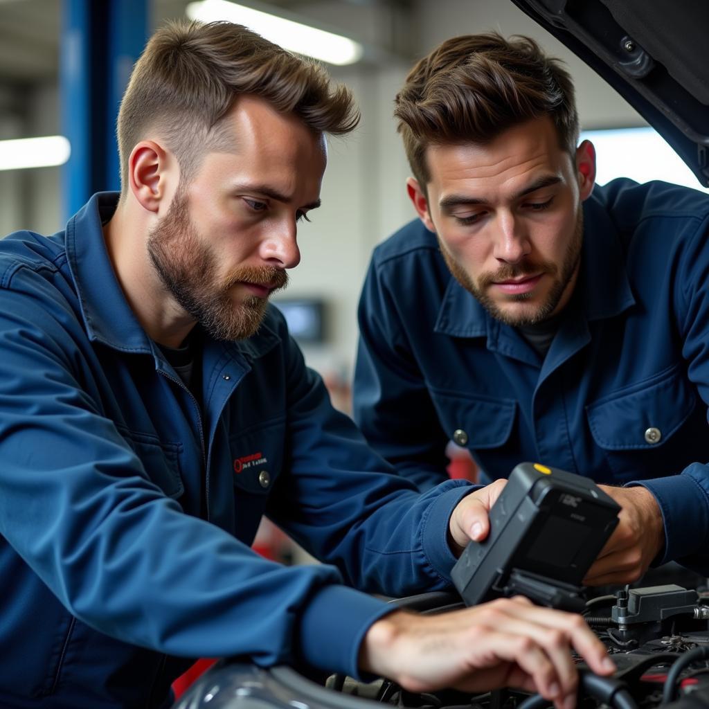 Experienced Technicians at Auto King Service Center Cayman