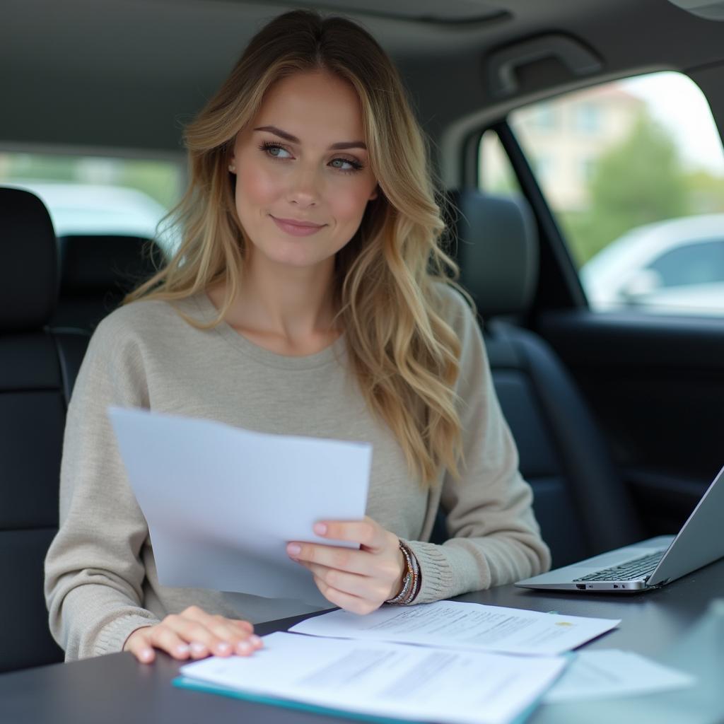 Auto Locating Service Paperwork