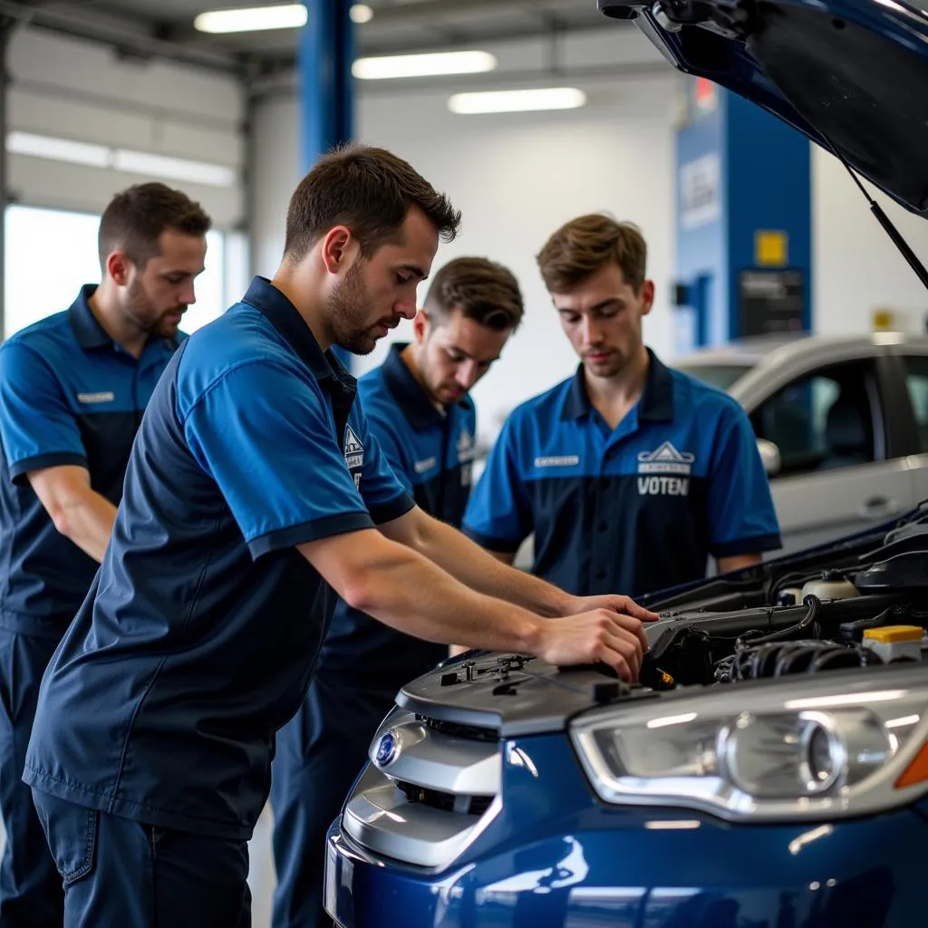 Ford Service Technicians at Auto Nation Katy