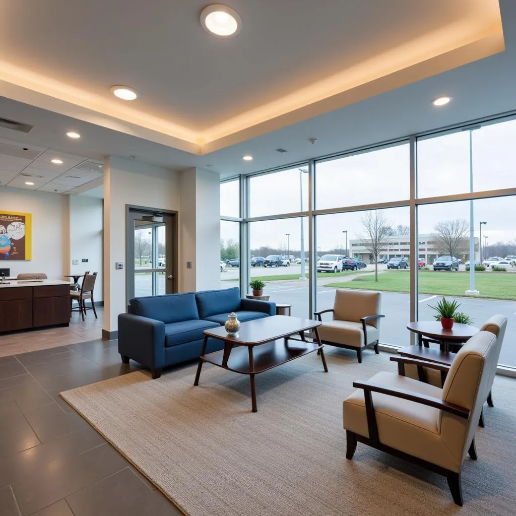 Comfortable Waiting Area at Auto Nation Ford Katy