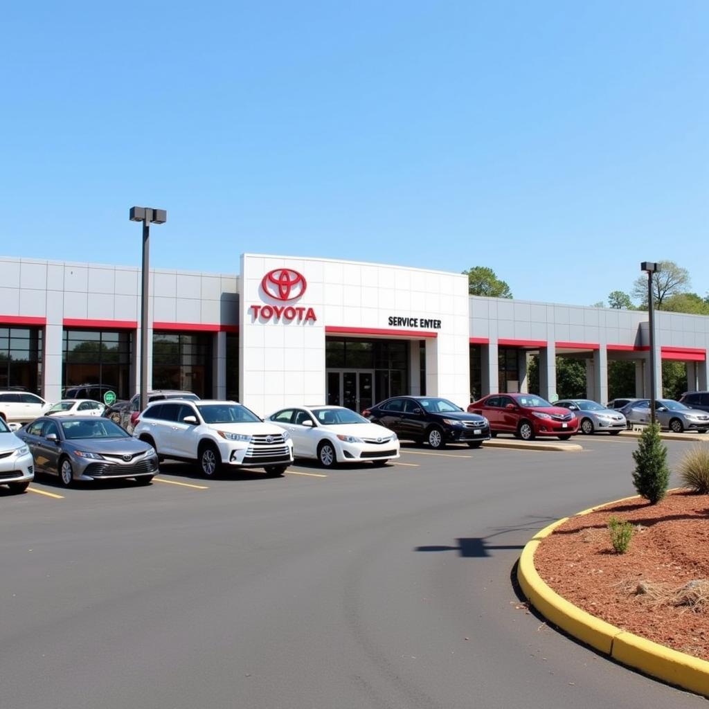 Auto Nation Toyota Service Center Lithia Springs GA exterior