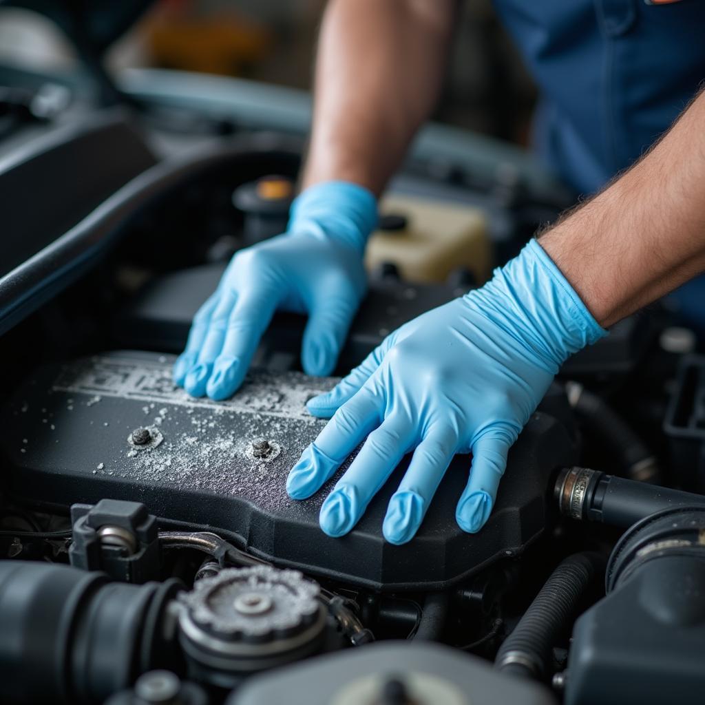 Auto Parts Cleaning Process