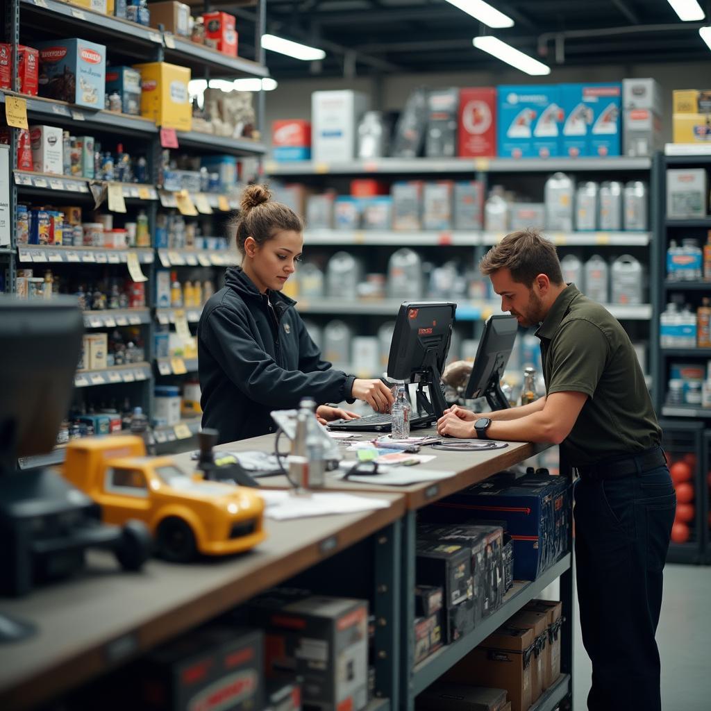 Auto Parts Counter