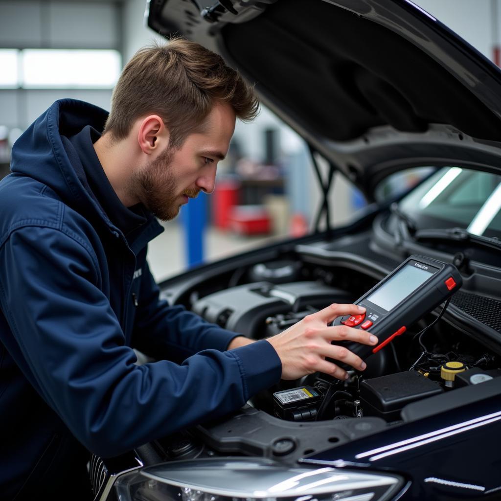 Auto Pro Using Diagnostic Tools