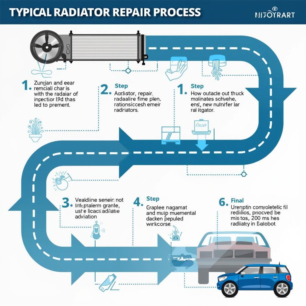 Auto Radiator Repair Process