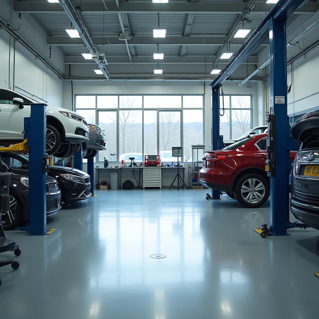 Auto Repair Shop Interior