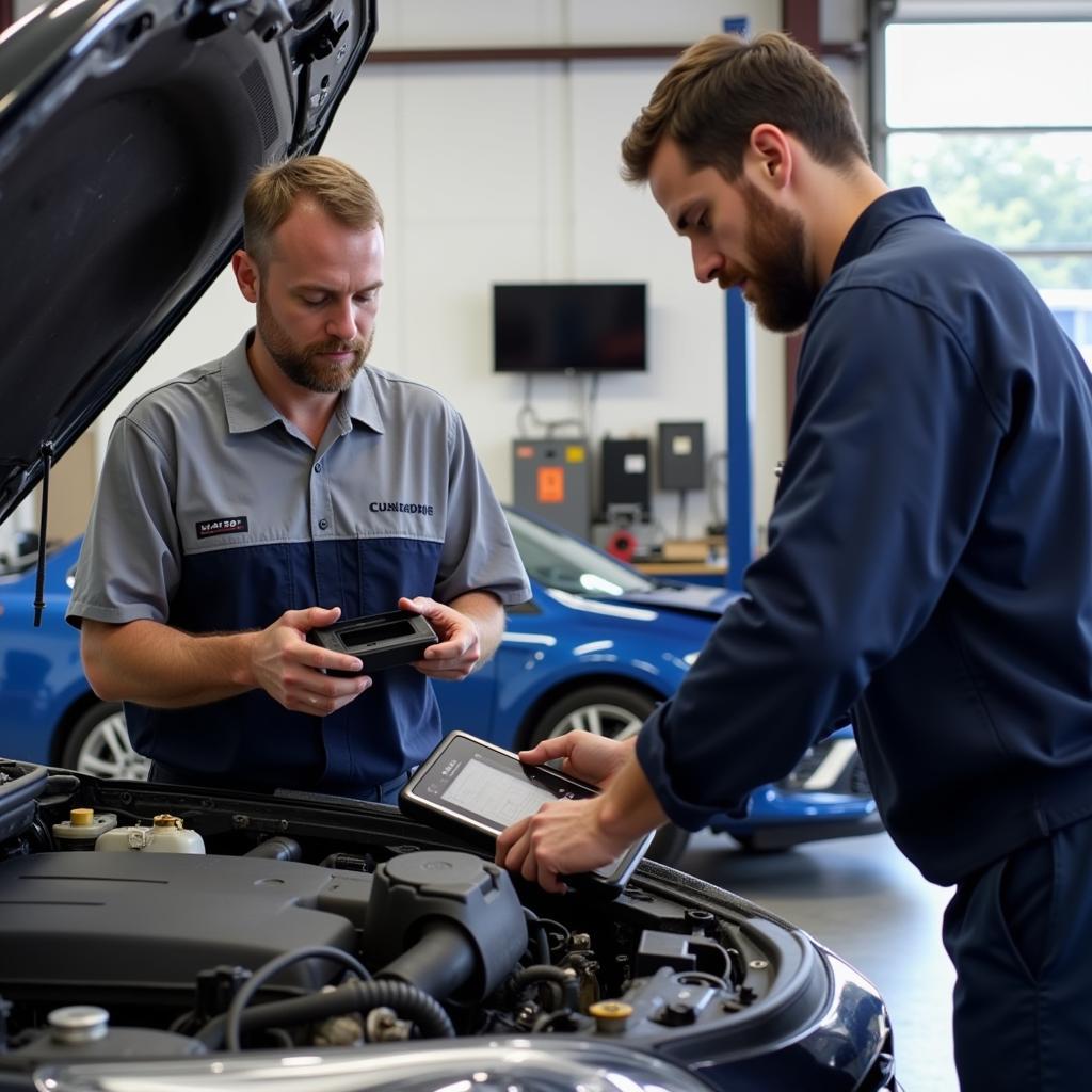 Certified Mechanics Working in a Norco, LA Auto Repair Shop