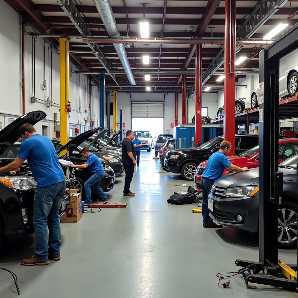 Auto repair shop in Shawnee