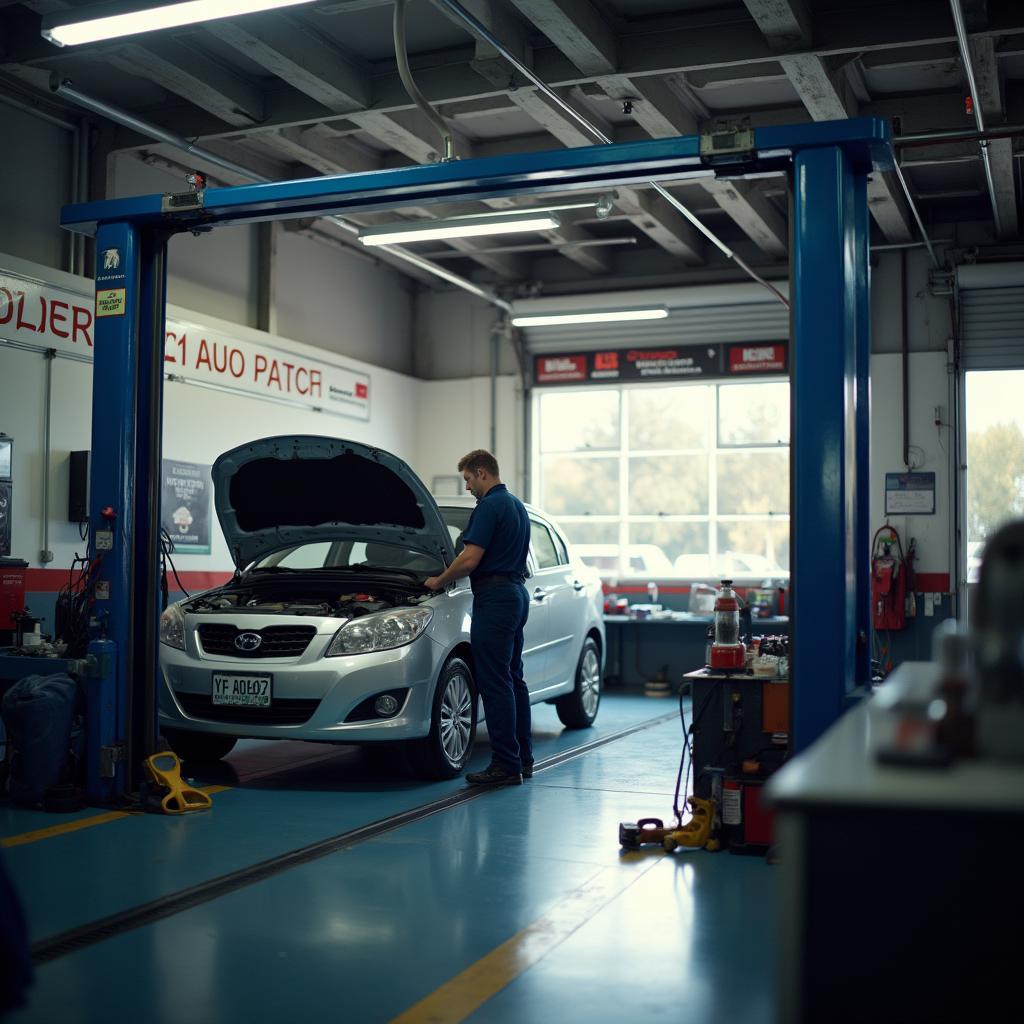 Modern auto repair shop located in Waldorf