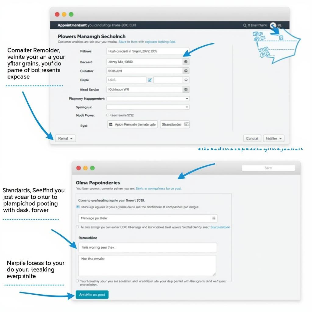 Example of an Auto Service BDC Template