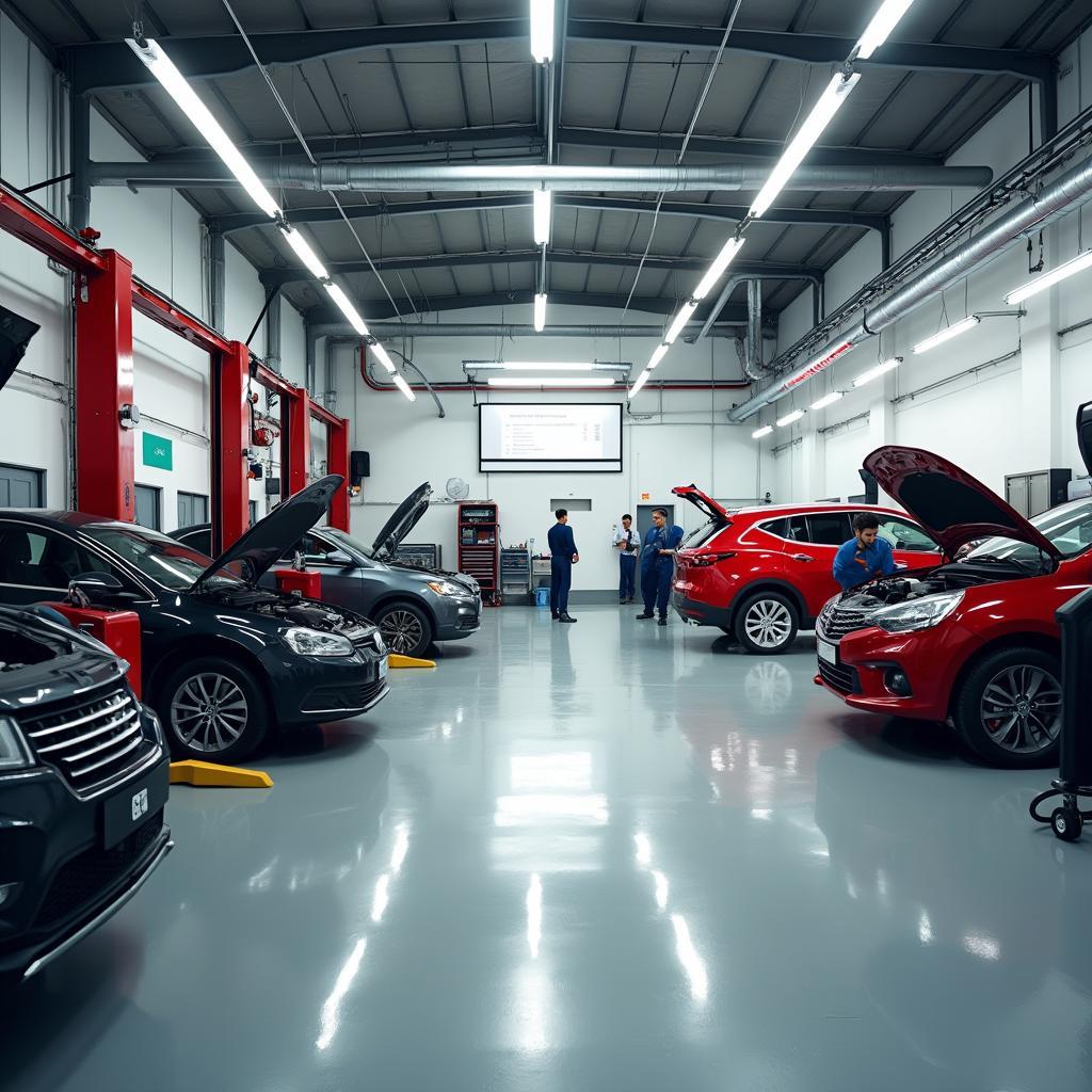 Modern and well-equipped garage at Auto Service Carpazi 2 Srl