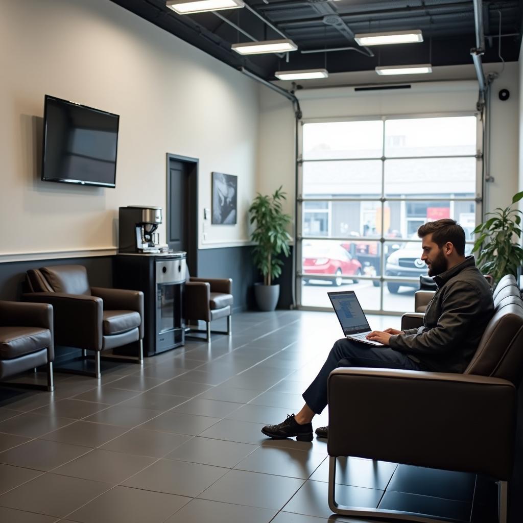 Auto Service Center Waiting Area