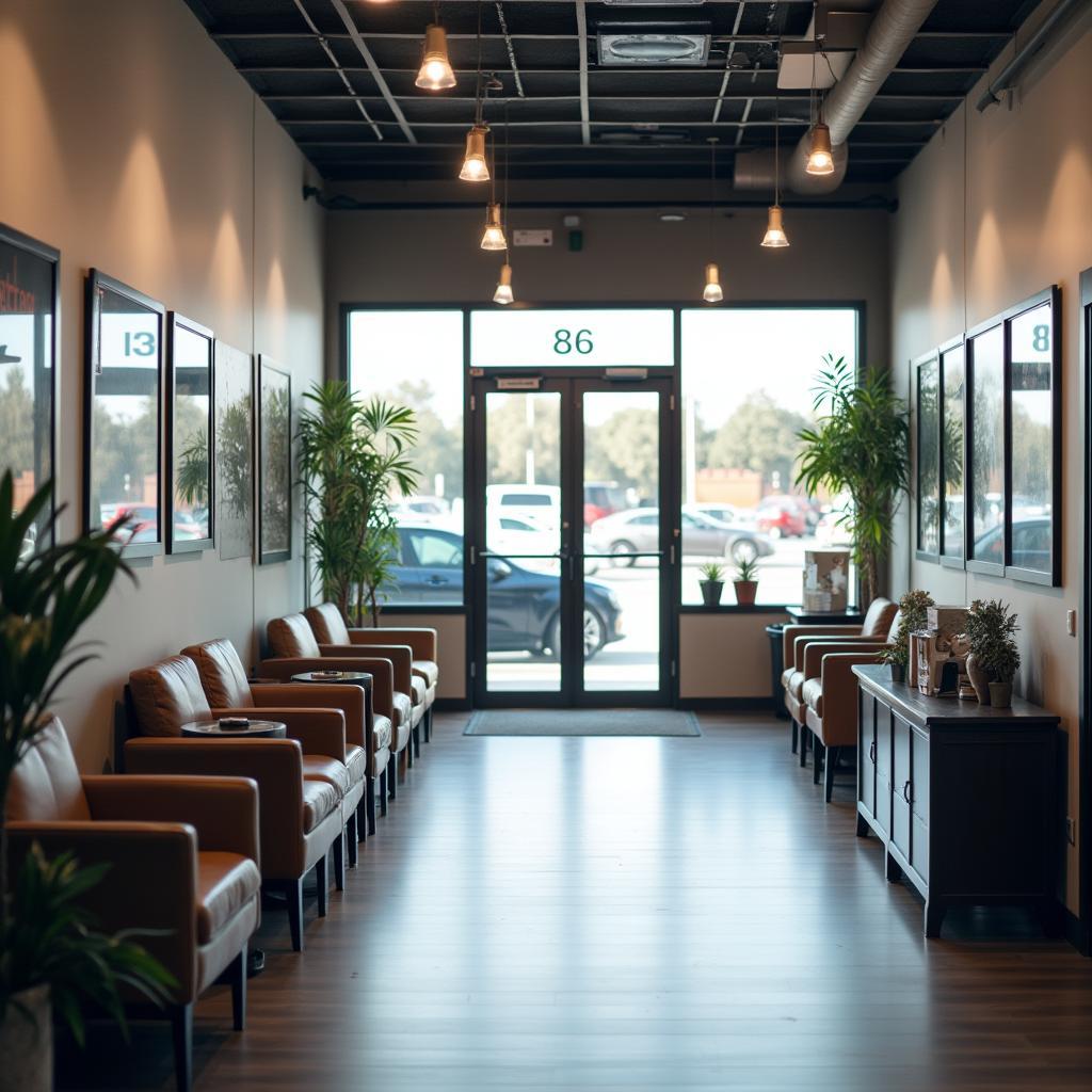 Auto Service Center Waiting Area