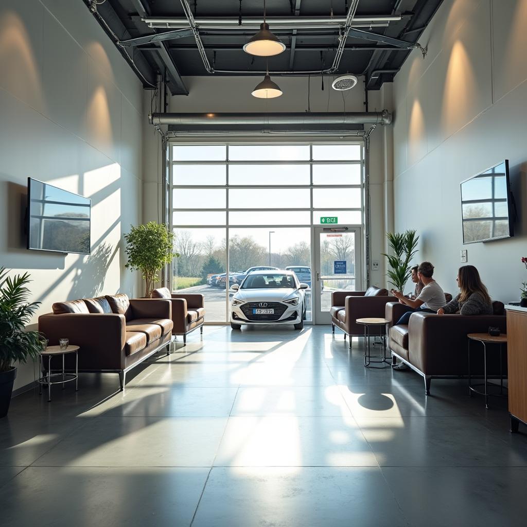 Comfortable Auto Service Center Waiting Area