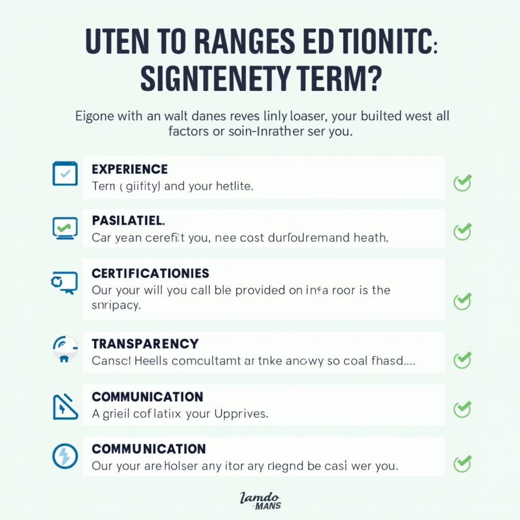 Auto Service Checklist