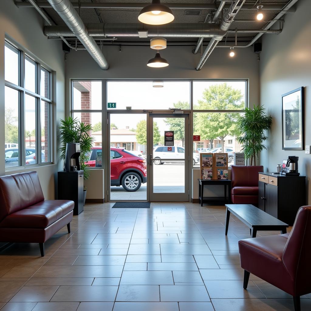 Comfortable and Modern Customer Waiting Area