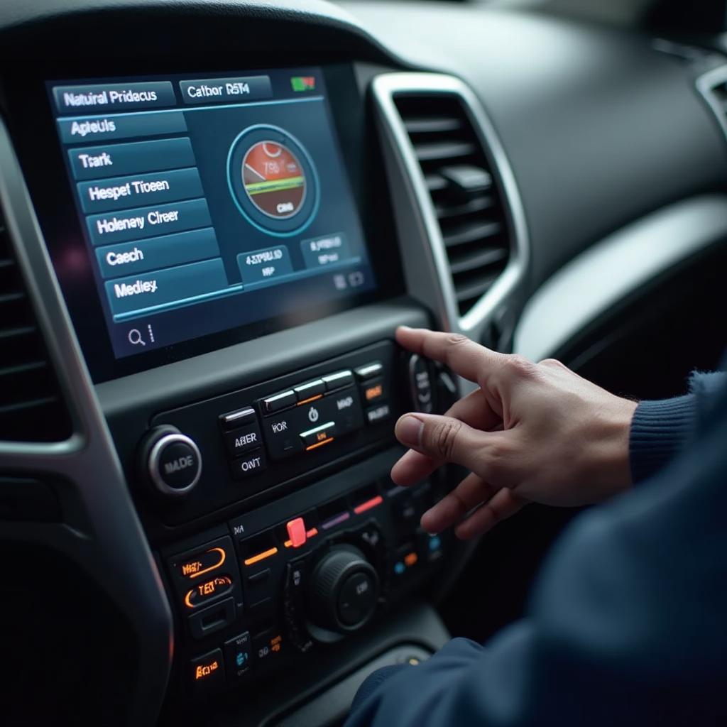 Car diagnostic equipment in use at a Clare MI auto shop