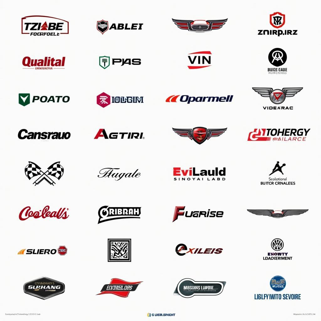 Auto Service Logo Design Inspiration