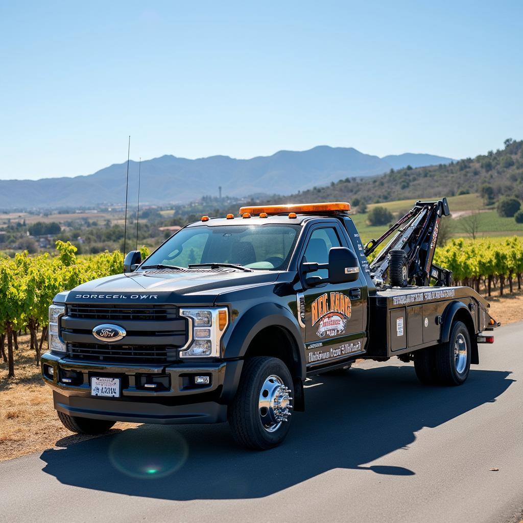 Auto service pickup truck in Temecula