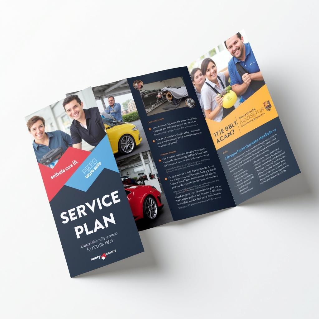 Car Service Plan Brochure