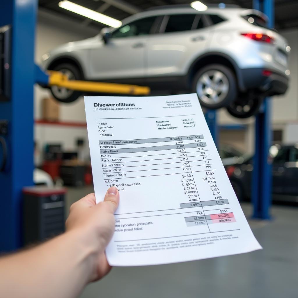 Analyzing an Auto Service Quote