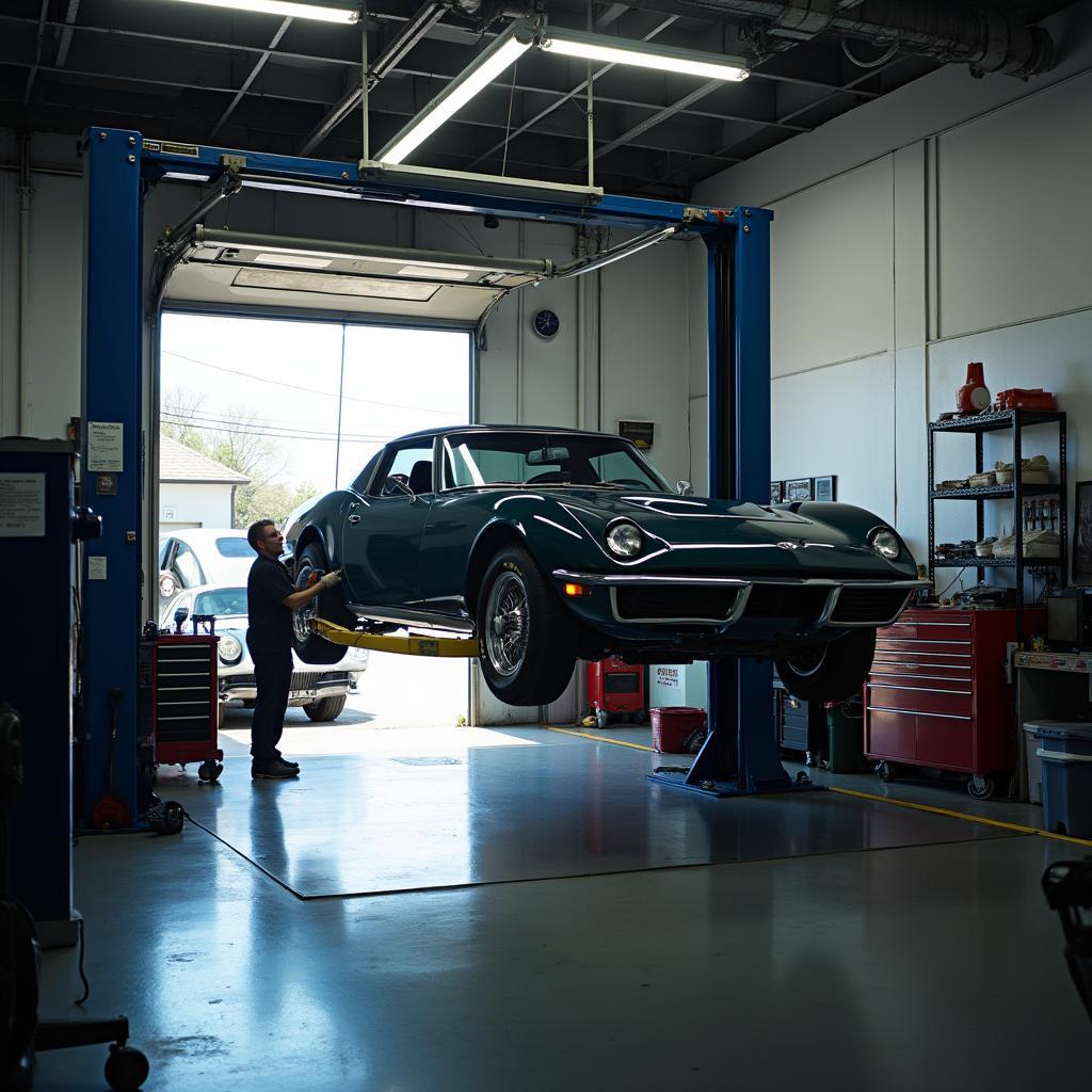 Modern auto service center in Seekonk