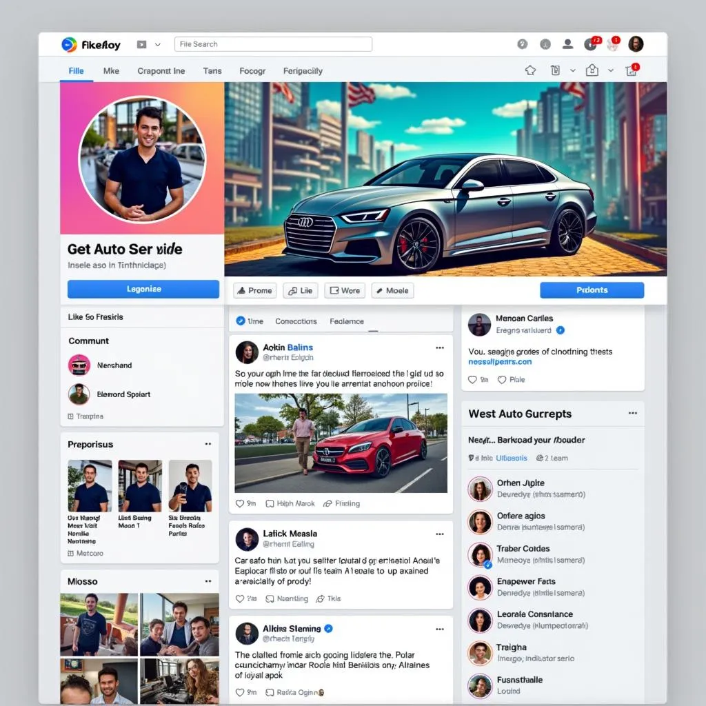 Engaging Content on Auto Service Social Media Page 